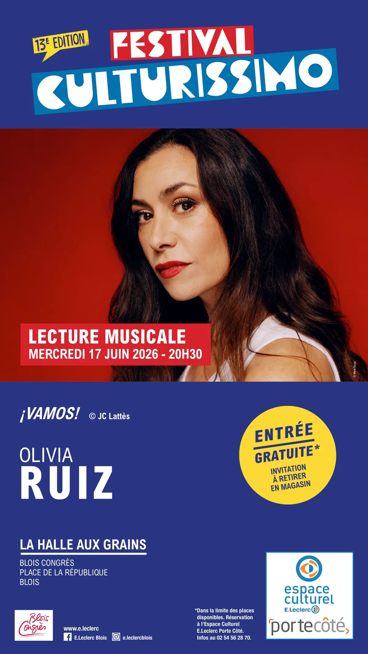 Festival Culturissimo - Lecture musicale d'Olivia Ruiz