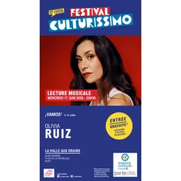 Festival Culturissimo - Lecture musicale d'Olivia Ruiz