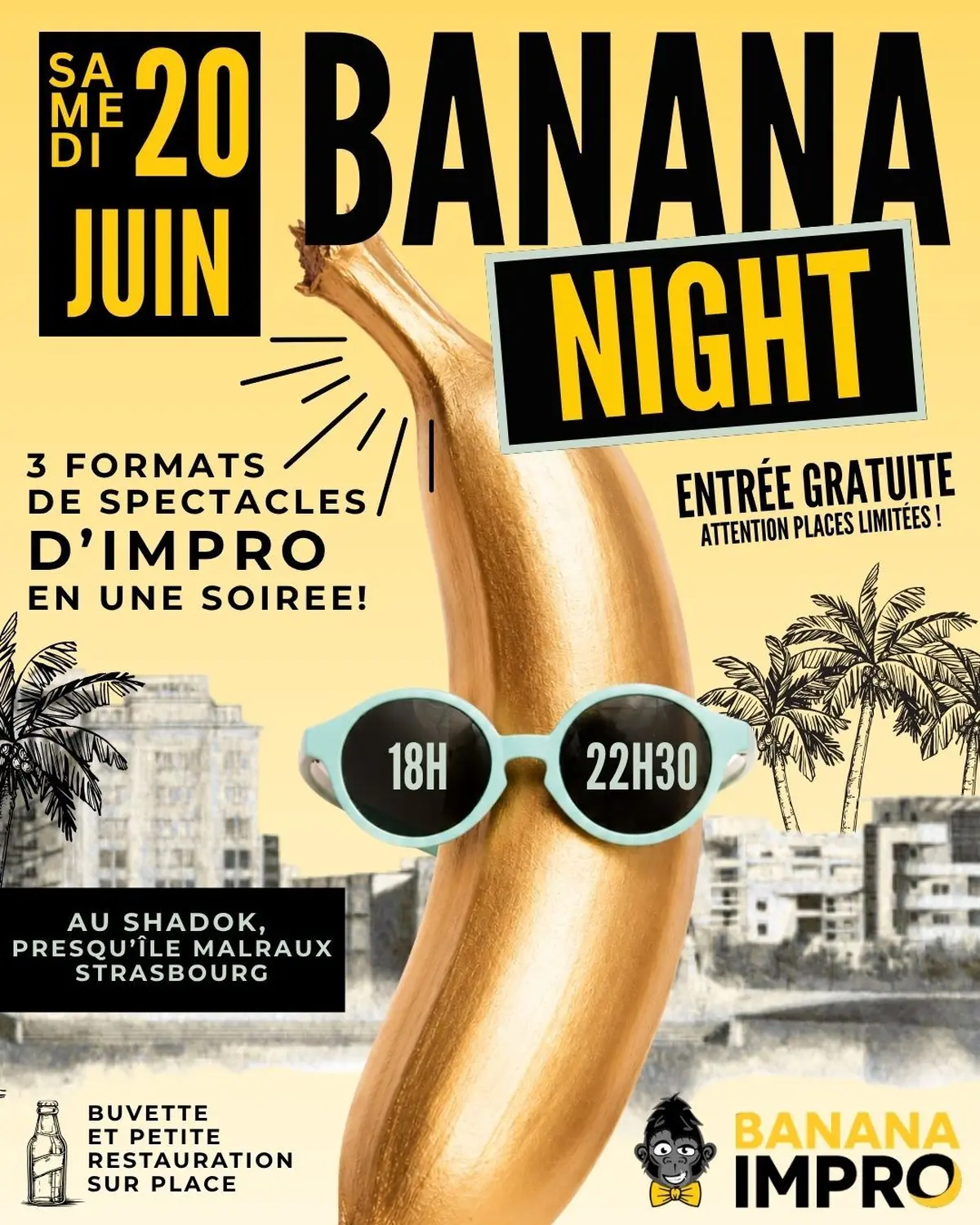 Banana Night 2026 - Edition solidaire Maison Citoyenne de Strasbourg