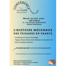Conférence L'histoire méconnue des Tsiganes en France