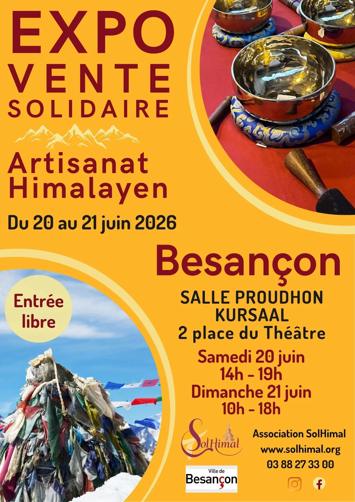 Exposition-vente solidaire d'artisanat himalayen