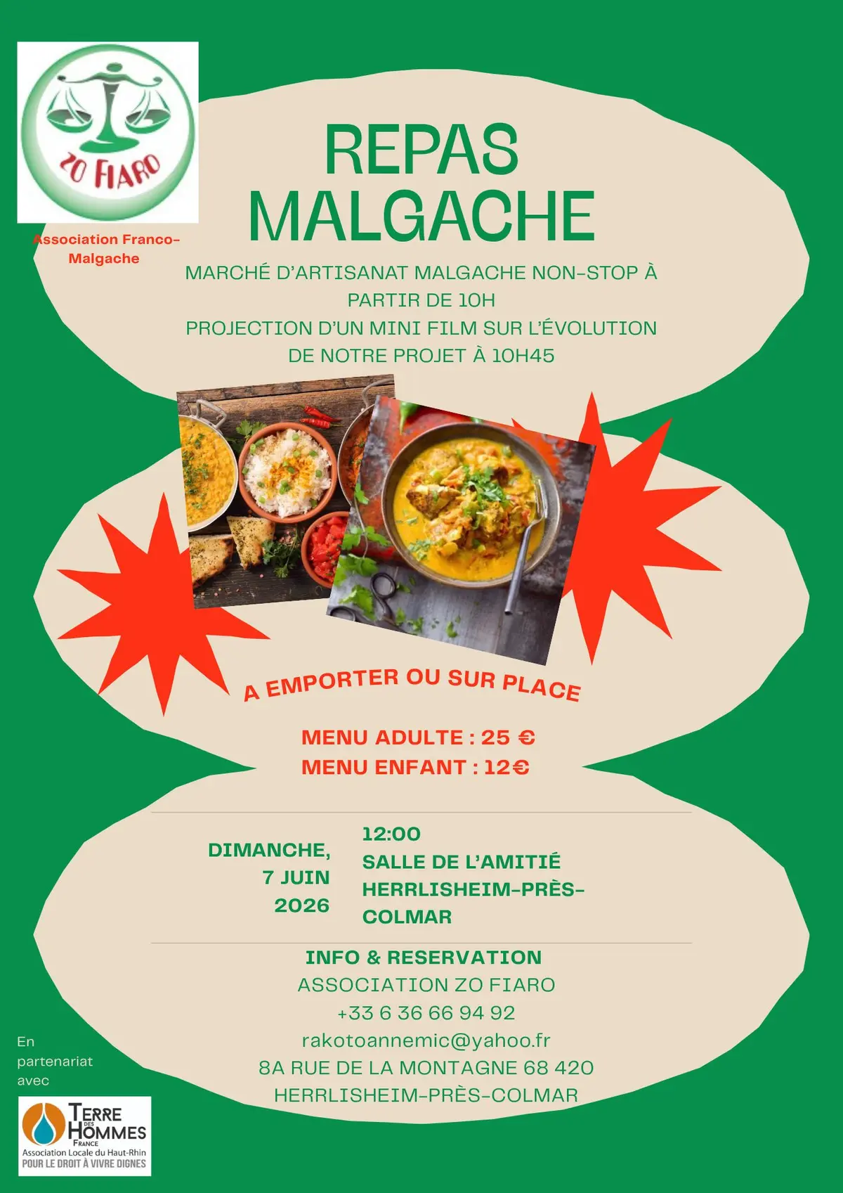 Repas Malgache Solidaire