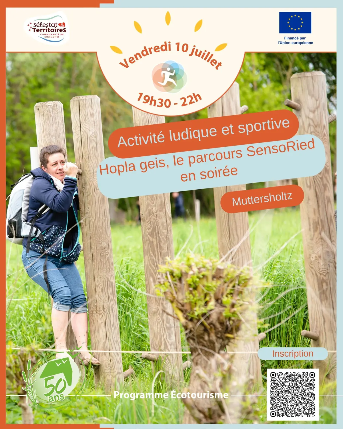 Hopla geis, le parcours SensoRied en soirée