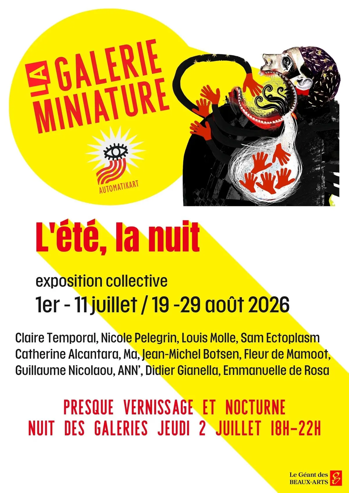 L'été, la nuit - exposition collective