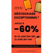 Vente au déballage JUMP BAGAGES
