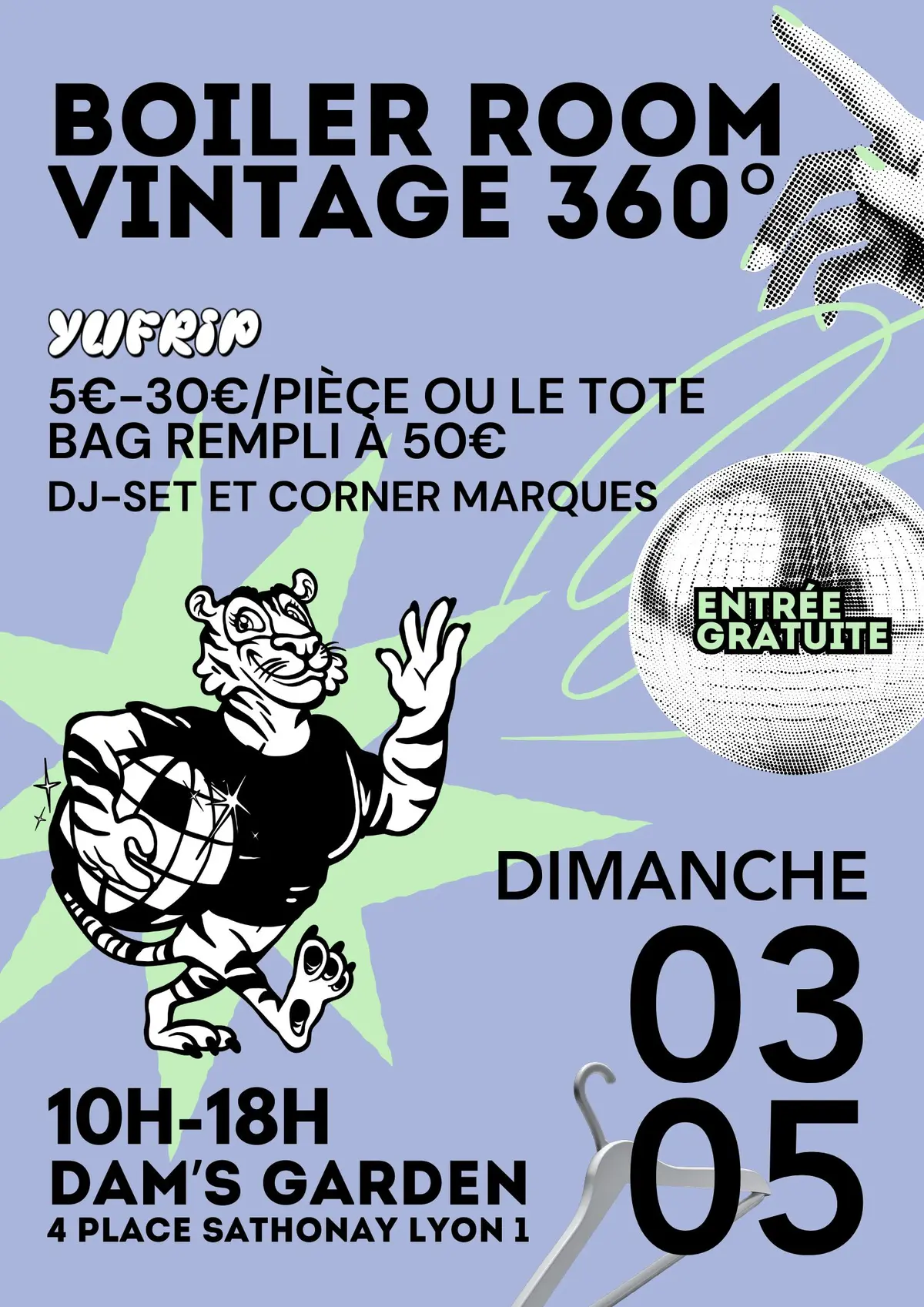 Boiler Room Vintage x Yufrip au Dam's Garden