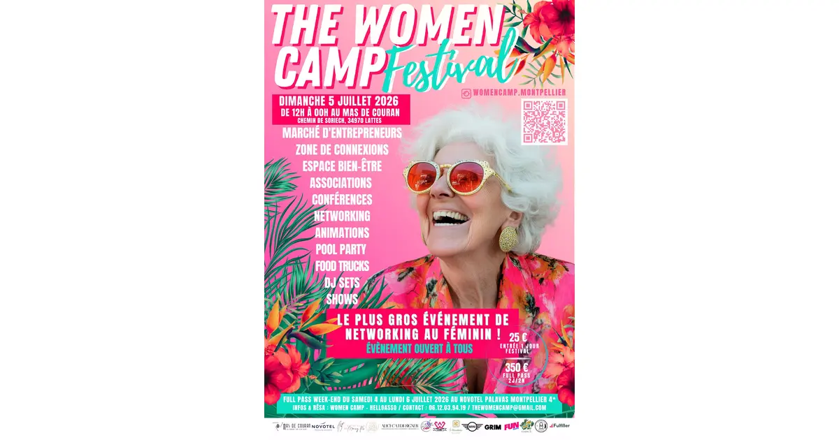 Women camp festival 2026, Conférences Lattes  : date, horaires, tarifs