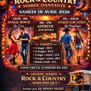 Une belle soirée Rock & Country à partager ensemble le 18 avril !