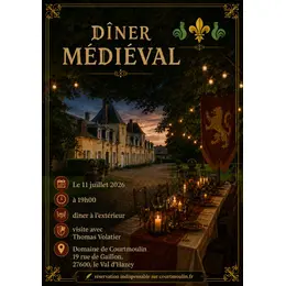 Dîner Médiéval à Courtmoulin