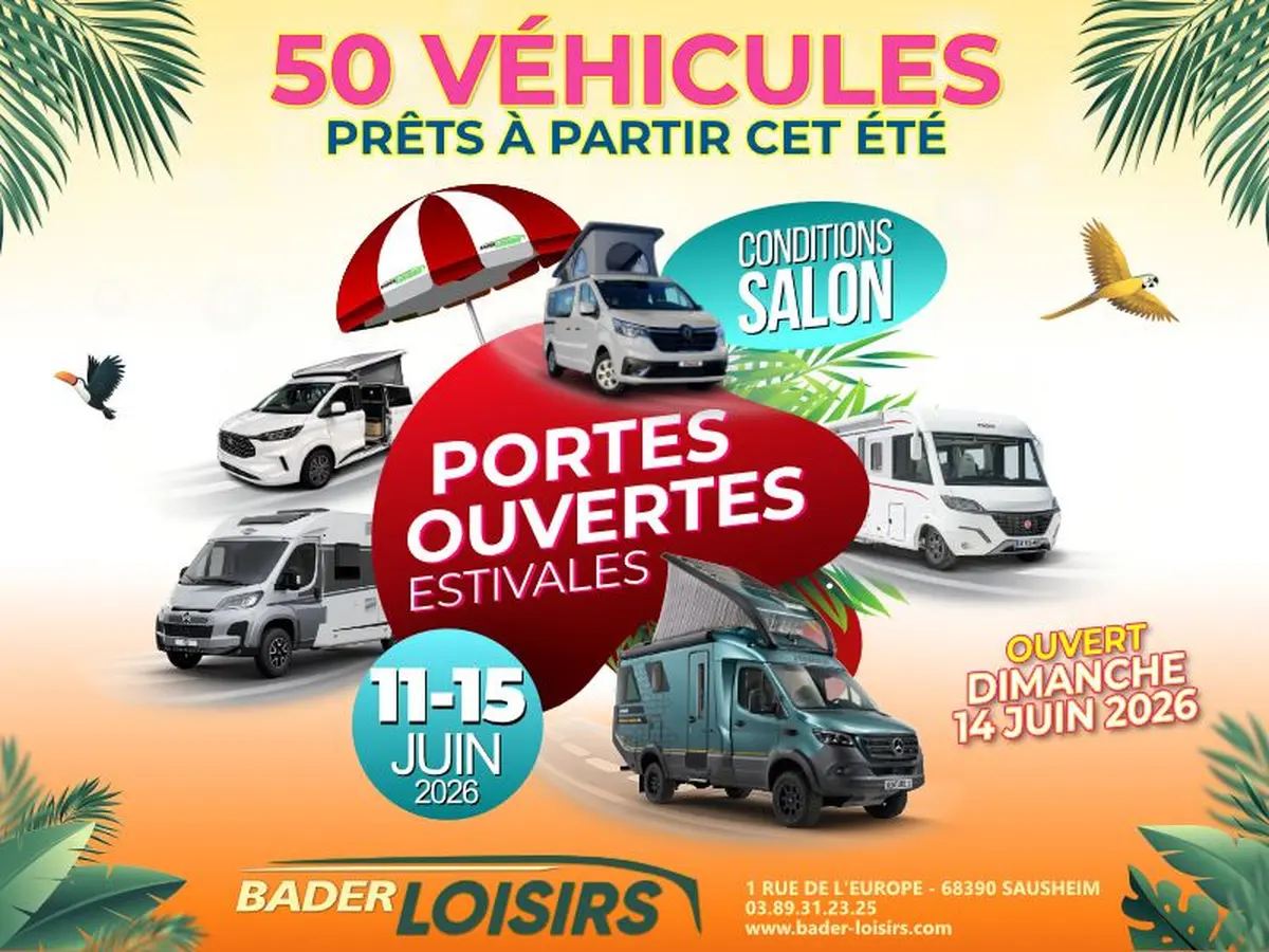 Portes Ouvertes Estivales du 11 au 15 juin 2026