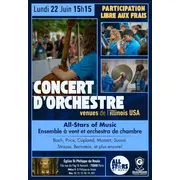 Concert de 2 Orchestres venus de l’illinois USA