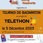 Tournois de badminton du téléthon