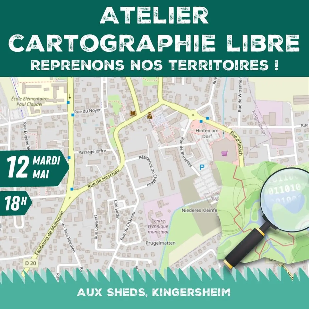 Atelier Cartographie Libre : Reprenons nos Territoires !