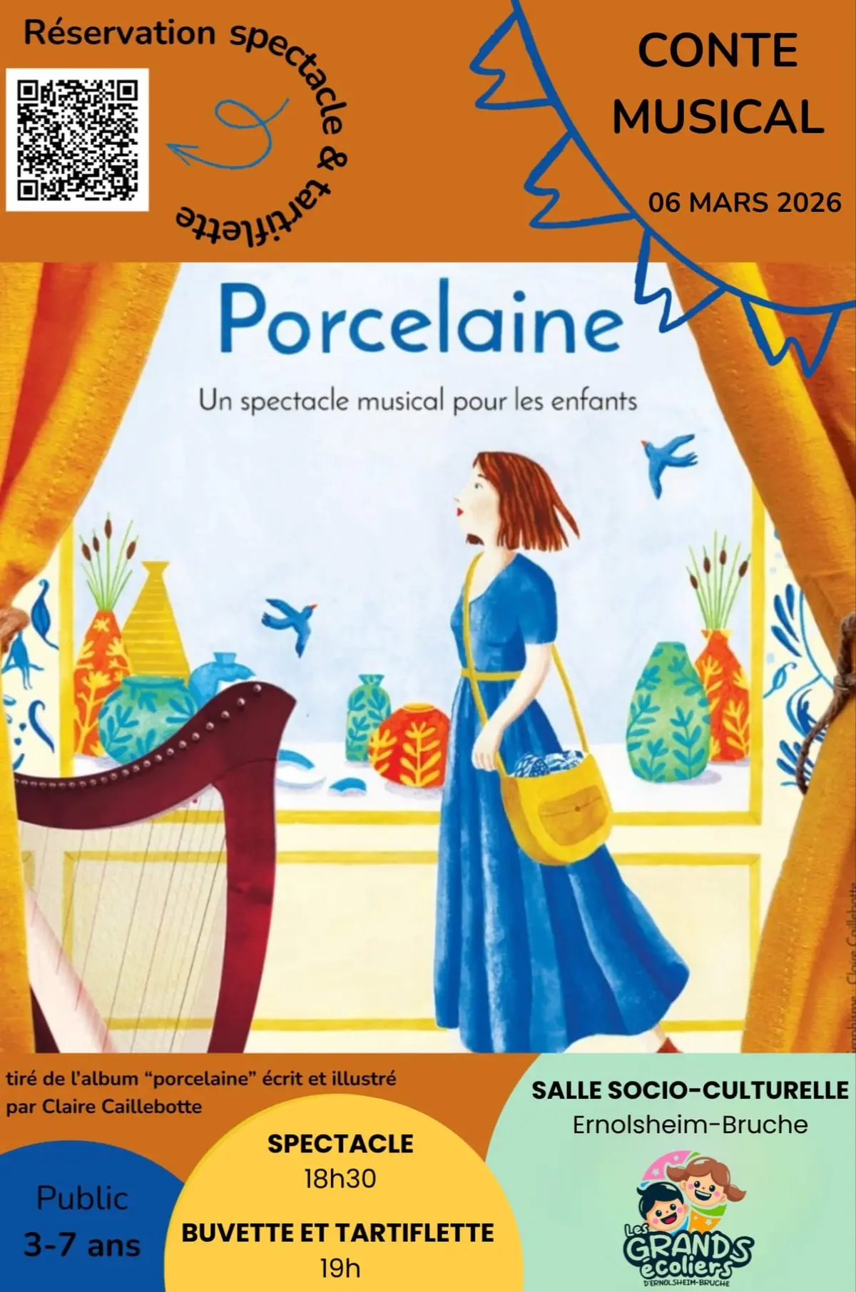 Conte musical Porcelaine, par Claire Caillebotte