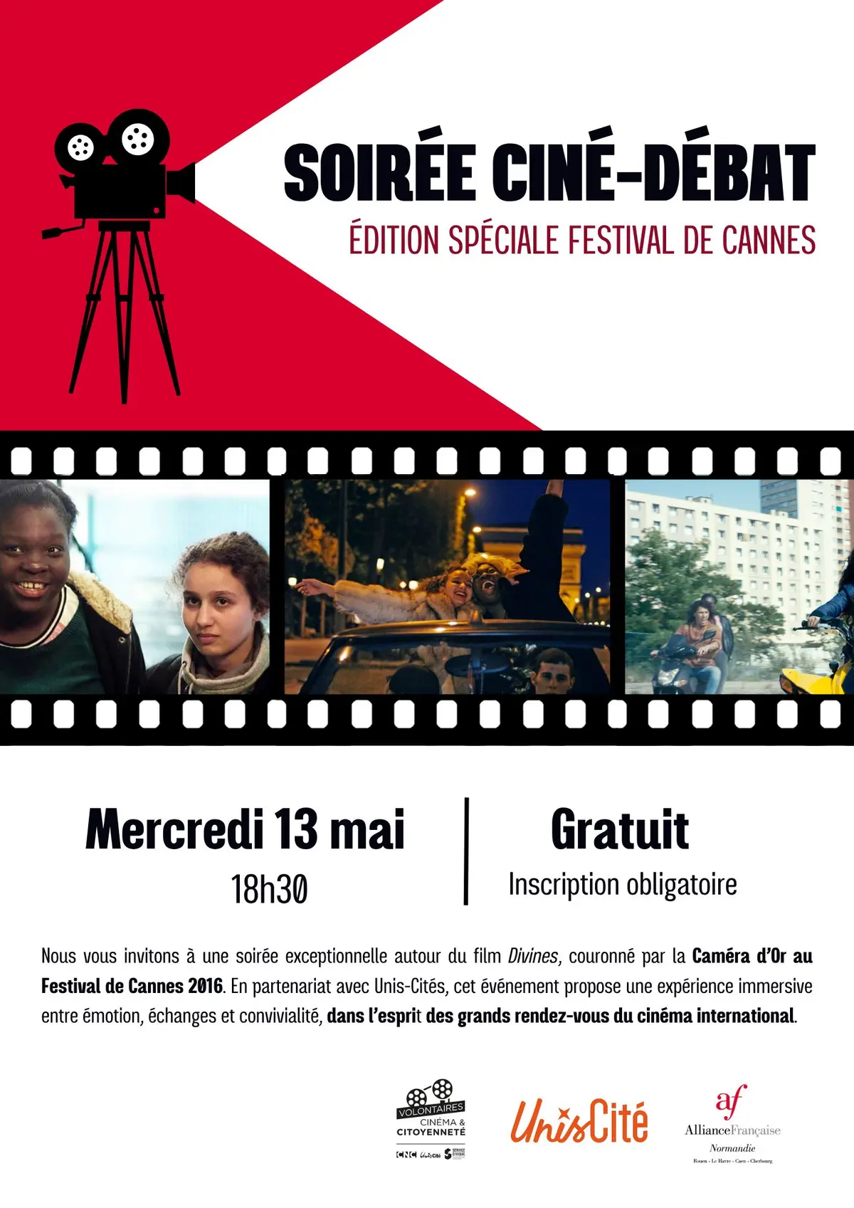 Soirée ciné-débat : film Divines