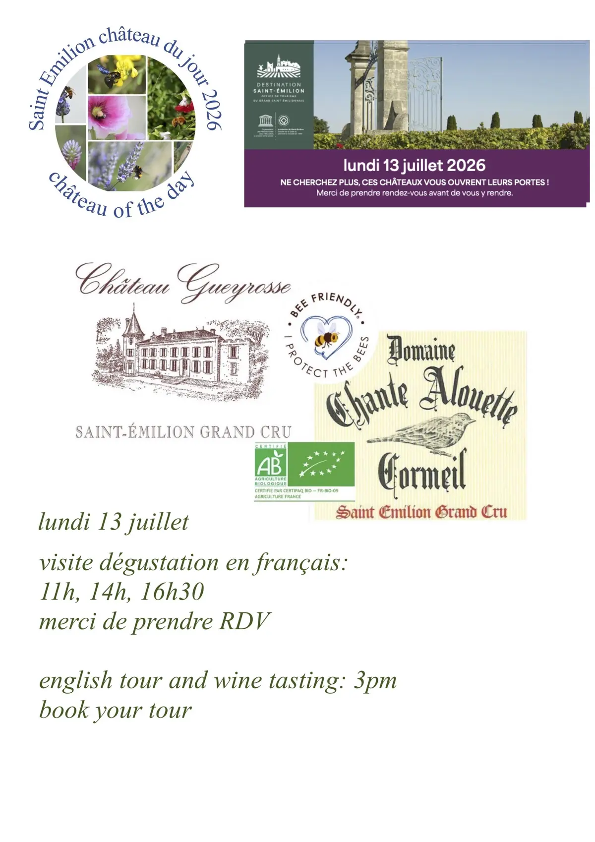 Saint Emilion Château du Jour