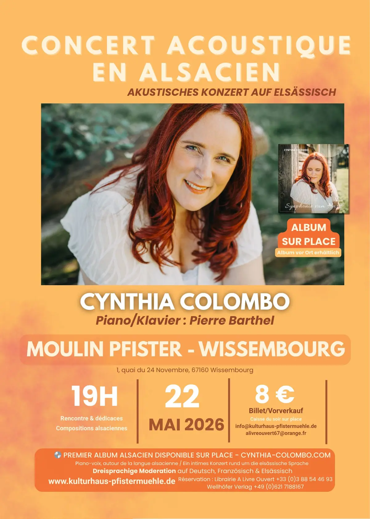 Concert Synphonie vum Harz en version acoustique en live (piano-voix)