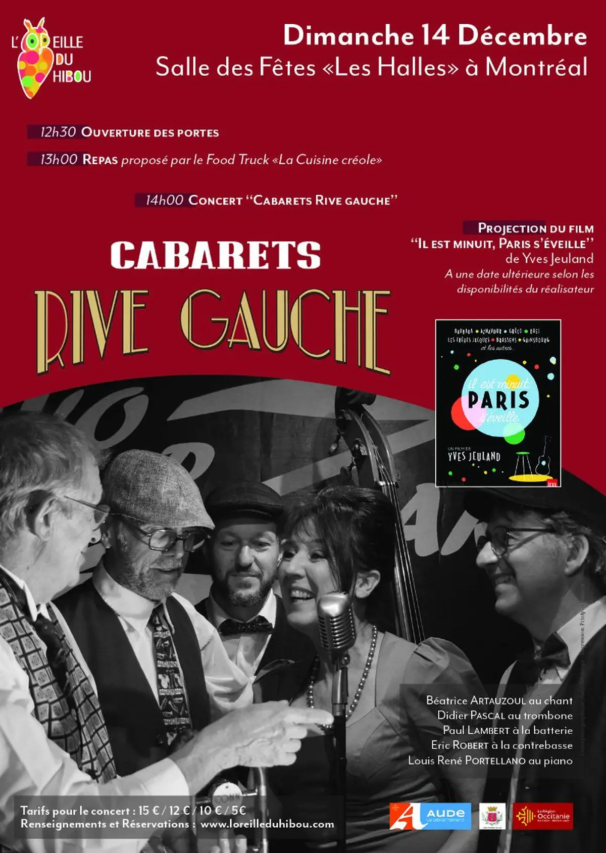Cabarets Rive Gauche (Food Truck en ouverture)