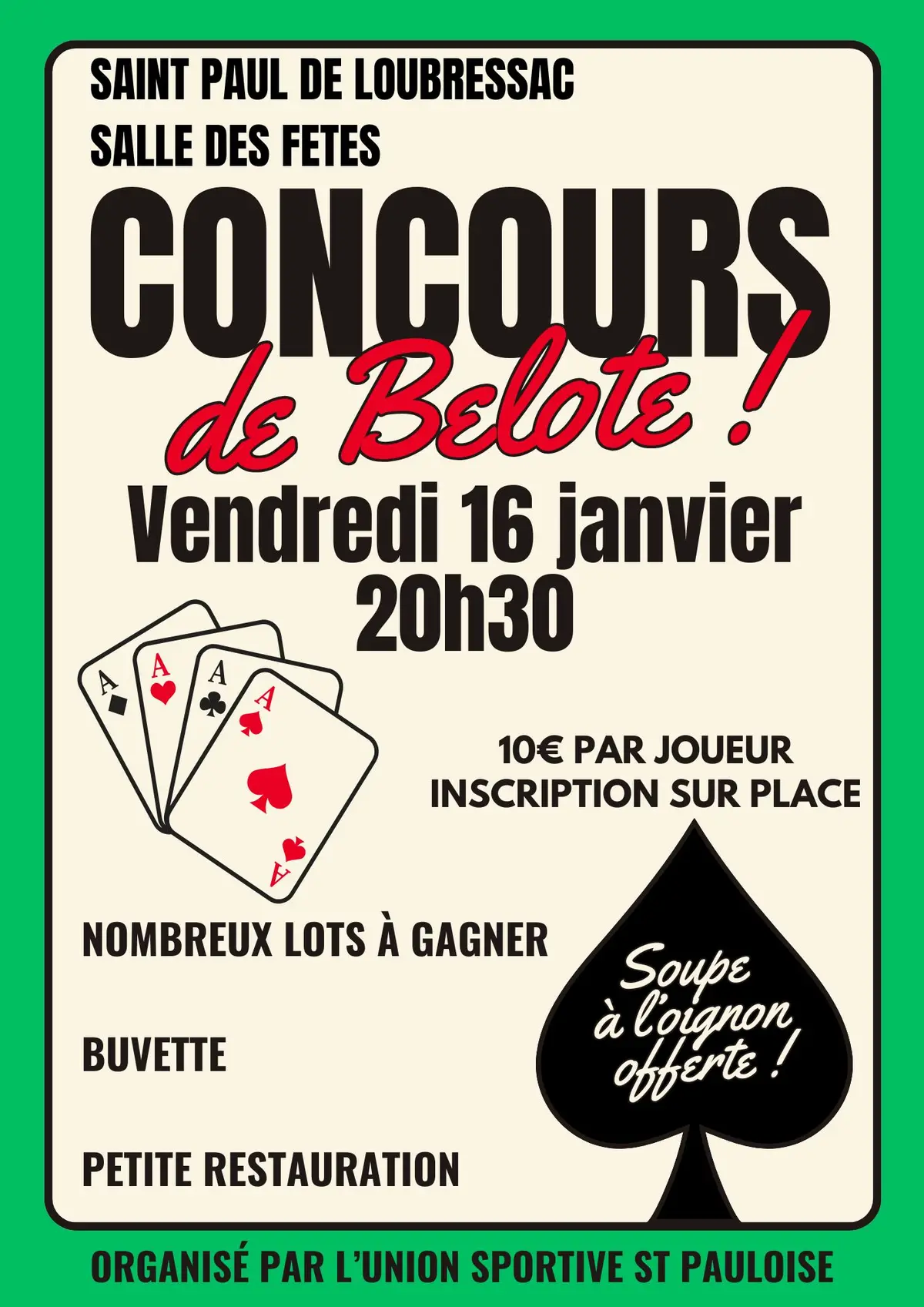 Concours de belote