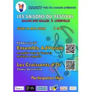 Concert : adVocem (Varsovie) et Les Croissants d’Or (Lunéville)