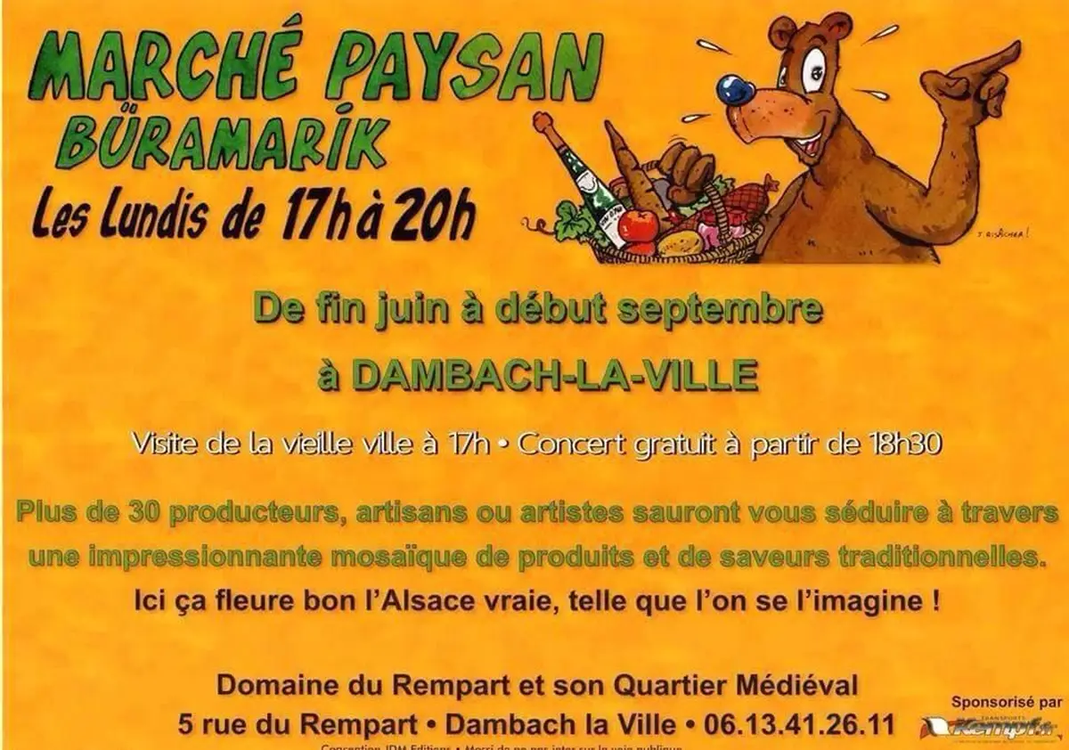 Marché paysan artisanale et artistique 