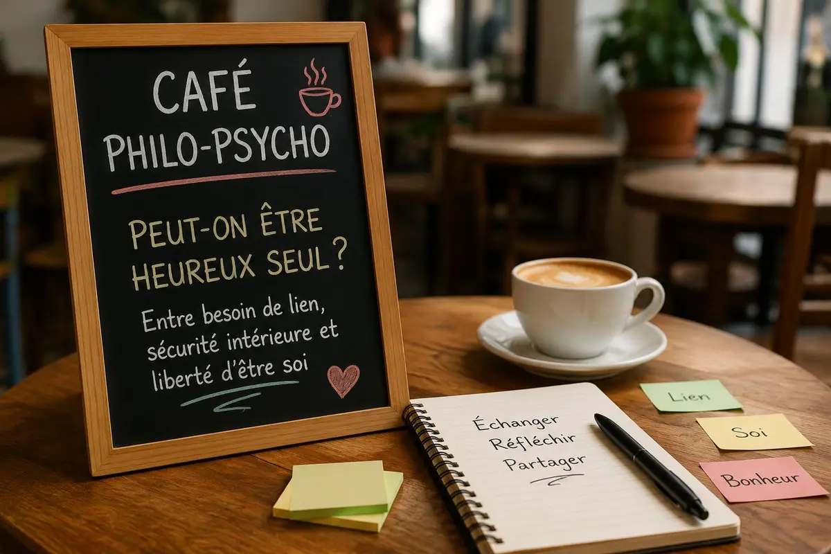 Café Philo/Psycho à Riedisheim : peut-on être heureux seul ?