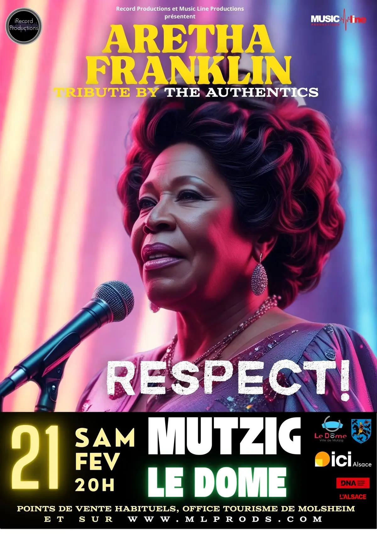 Aretha Franklin Tribute '' RESPECT'' - MUTZIG