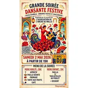 Grande soirée dansante festive -Viva Espana - au profit de l'Arche de Mallo