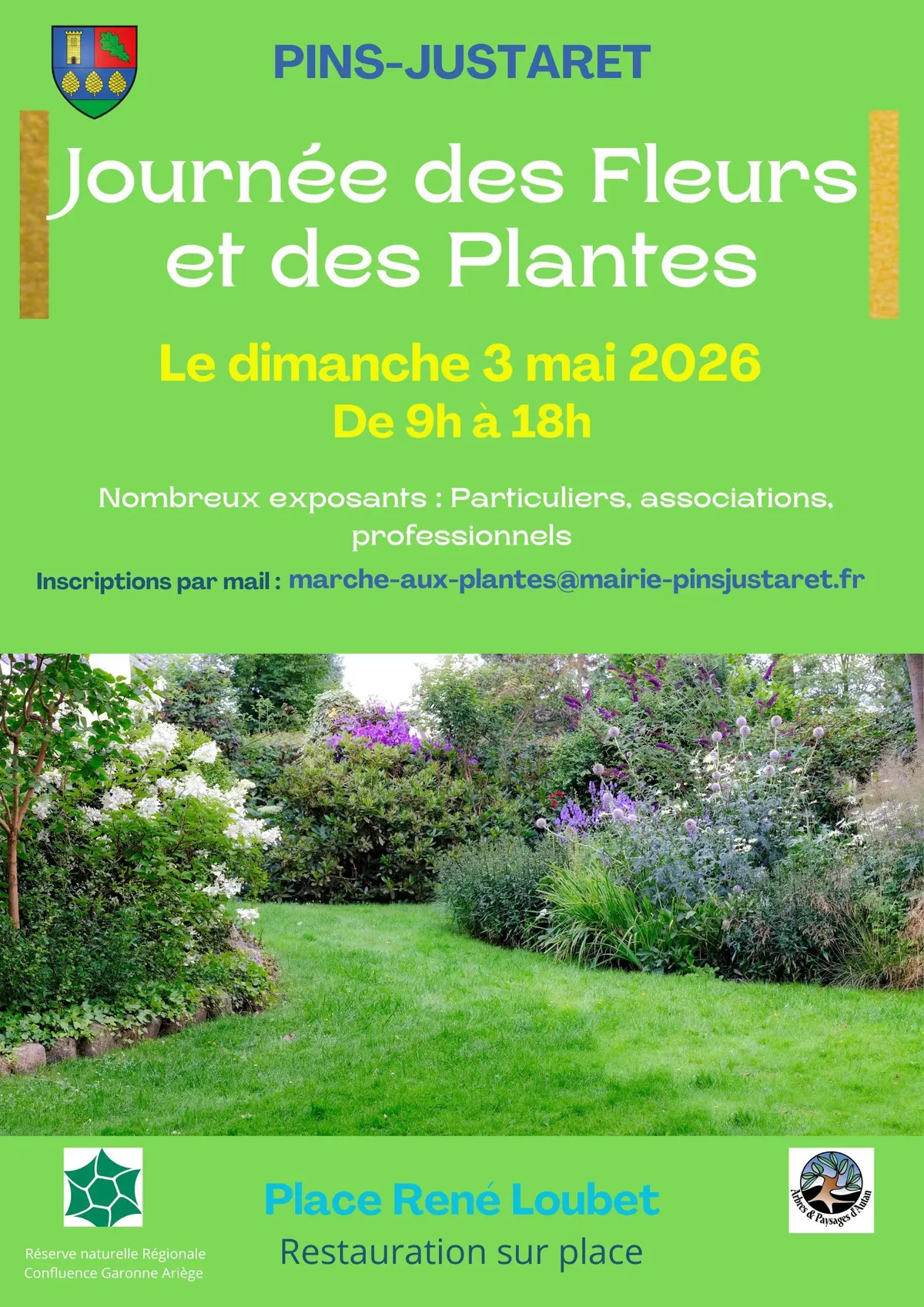 marché aux plantes du 03-05-2026 à Pins-Justaret