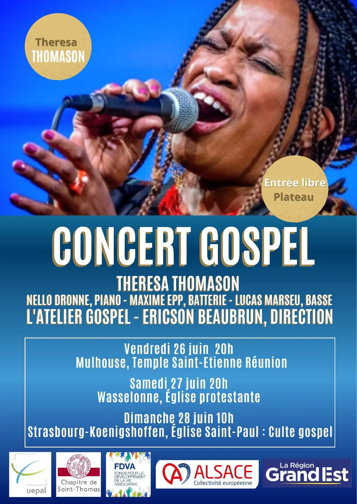 Concert Gospel Theresa Thomason