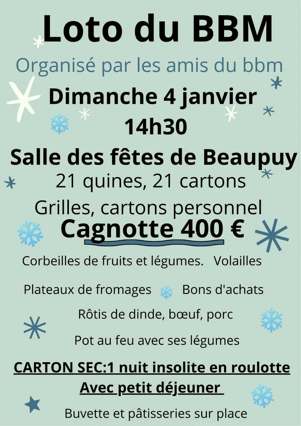 Loto des amis du bbm 