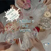 Soirée Galentines : Peinture sur verre 