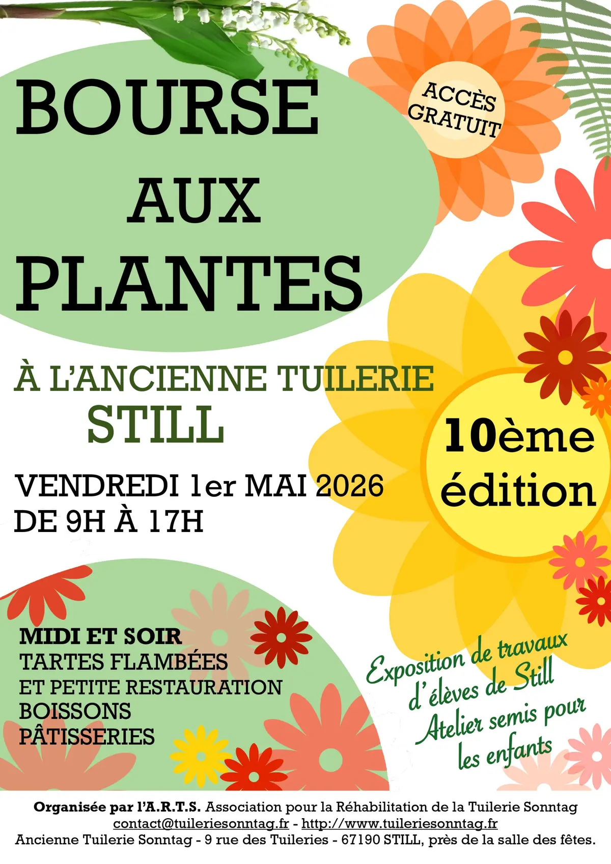 Bourse aux plantes à l'ancienne tuilerie