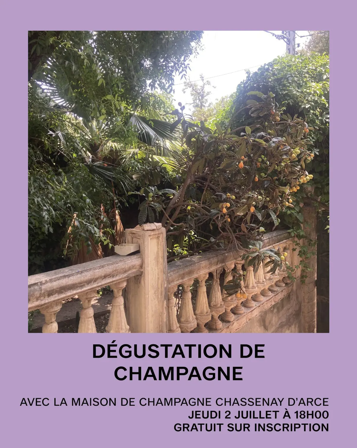 Dégustation de champagne à Passages