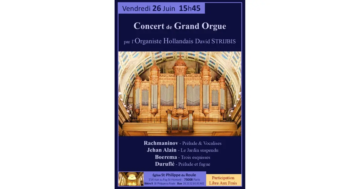 Concert de Grand Orgue