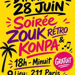 Soirée zouk rétro et konpa 