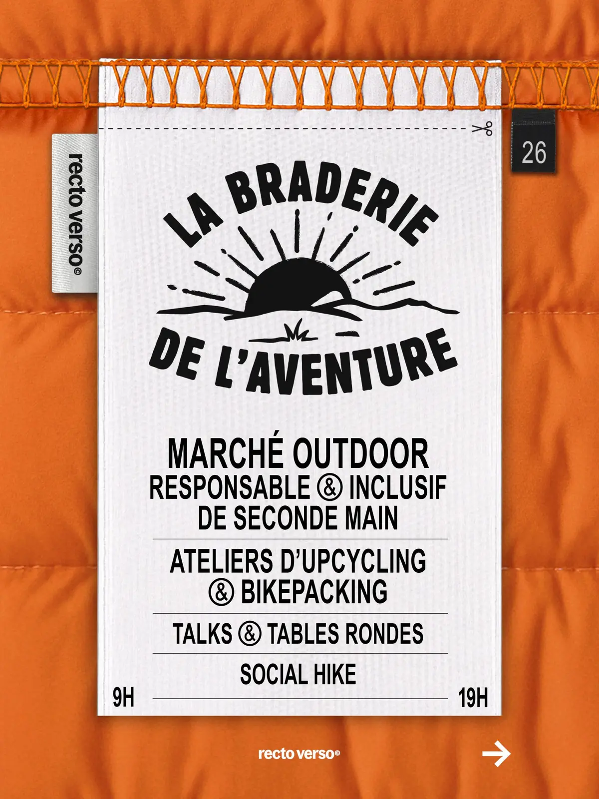Braderie de l’Aventure Recto Verso : matériel outdoor de seconde main