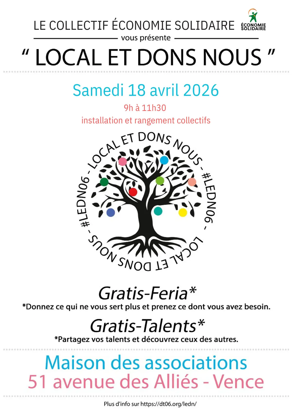 gratiferia d'Economie Solidaire VeR