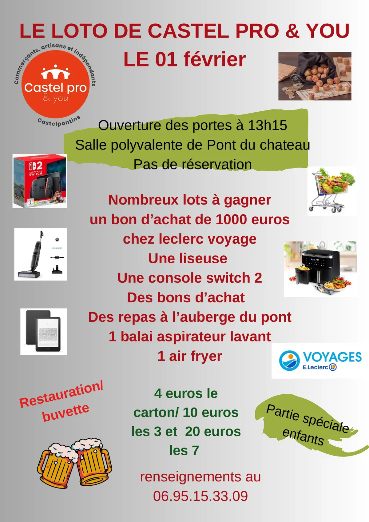 Loto des professionnels castelpontins