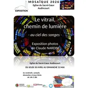 Le vitrail,  chemin de lumière  - expo photo de Claude Nardin