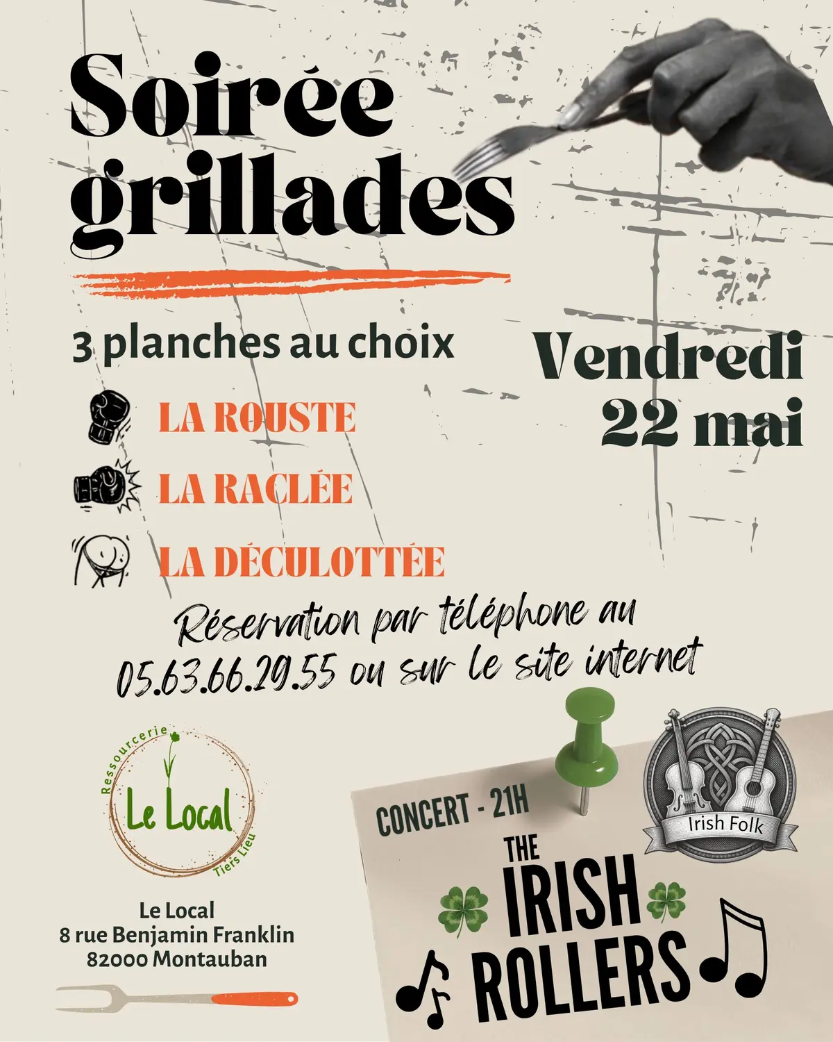 Soirée grillades et concert