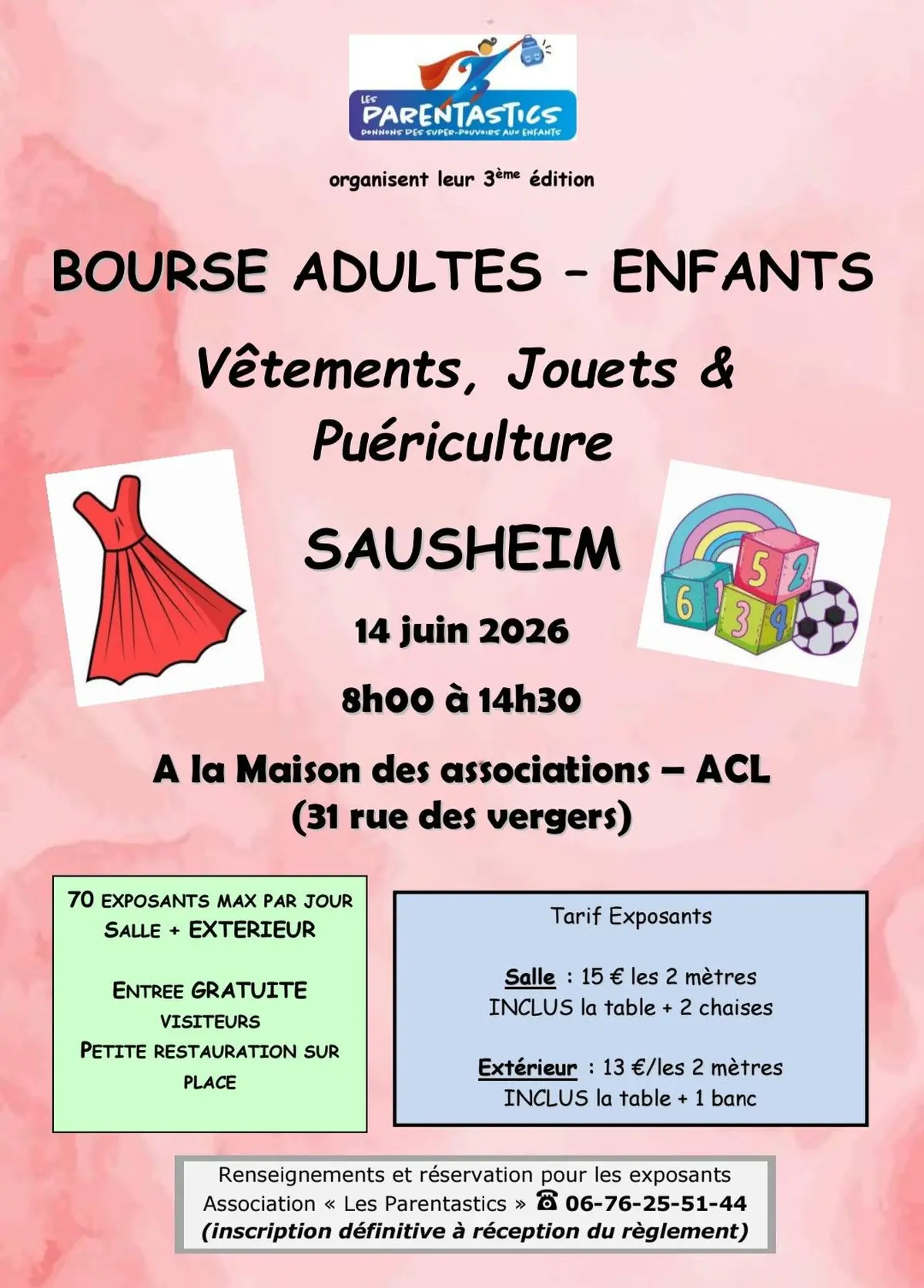 Bourse adultes-enfants 
