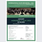 Concert International Flute Orchestra - CRR de Lyon