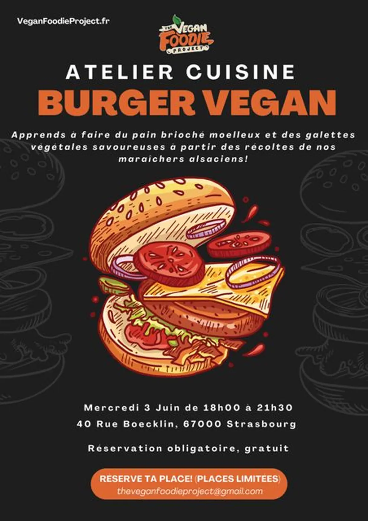 Atelier cuisine - Veggie burger