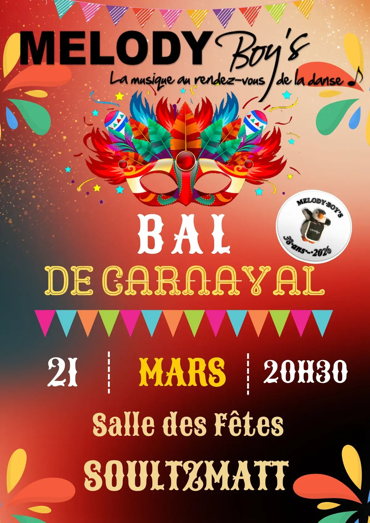 Grande soirée carnavalesque à Soultzmatt