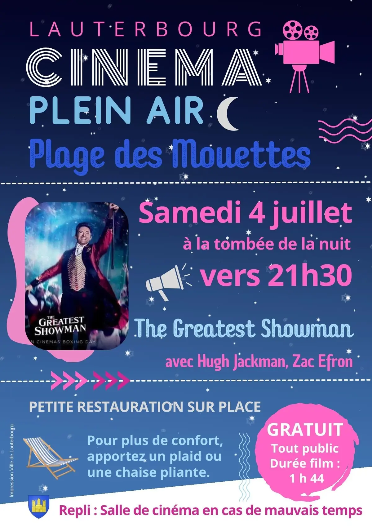 Cinema plein air - The greatest showman