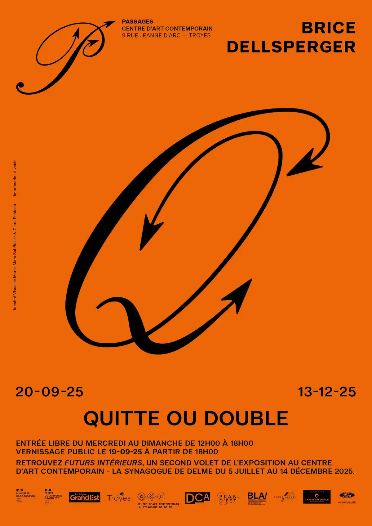 Exposition Quitte ou Double de Brice Dellsperger