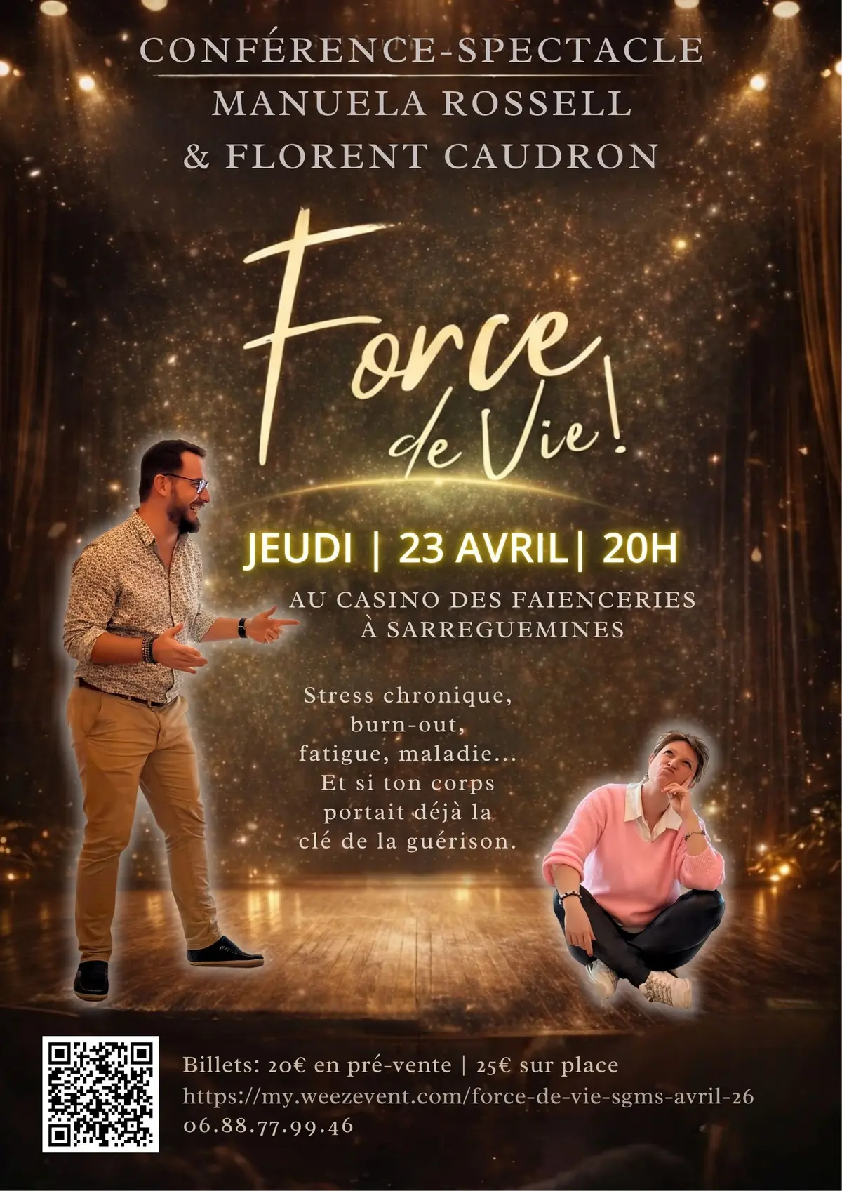 Conférence-Spectacle immersive: Force de vie! Sarreguemines