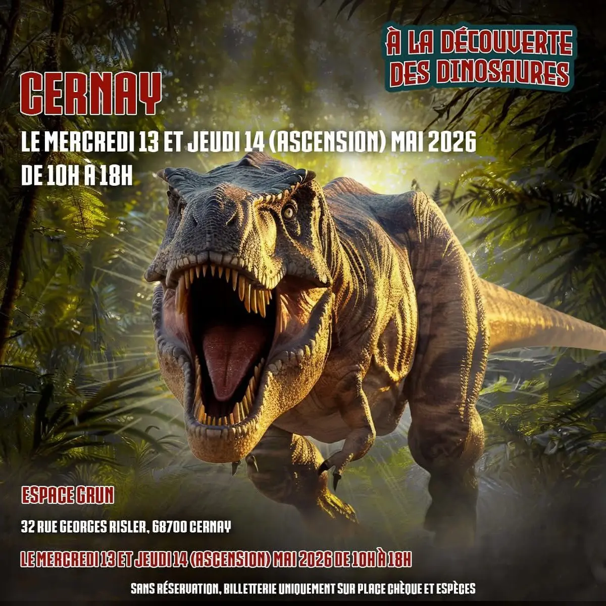 Exposition de Dinosaures Haut-Rhin 