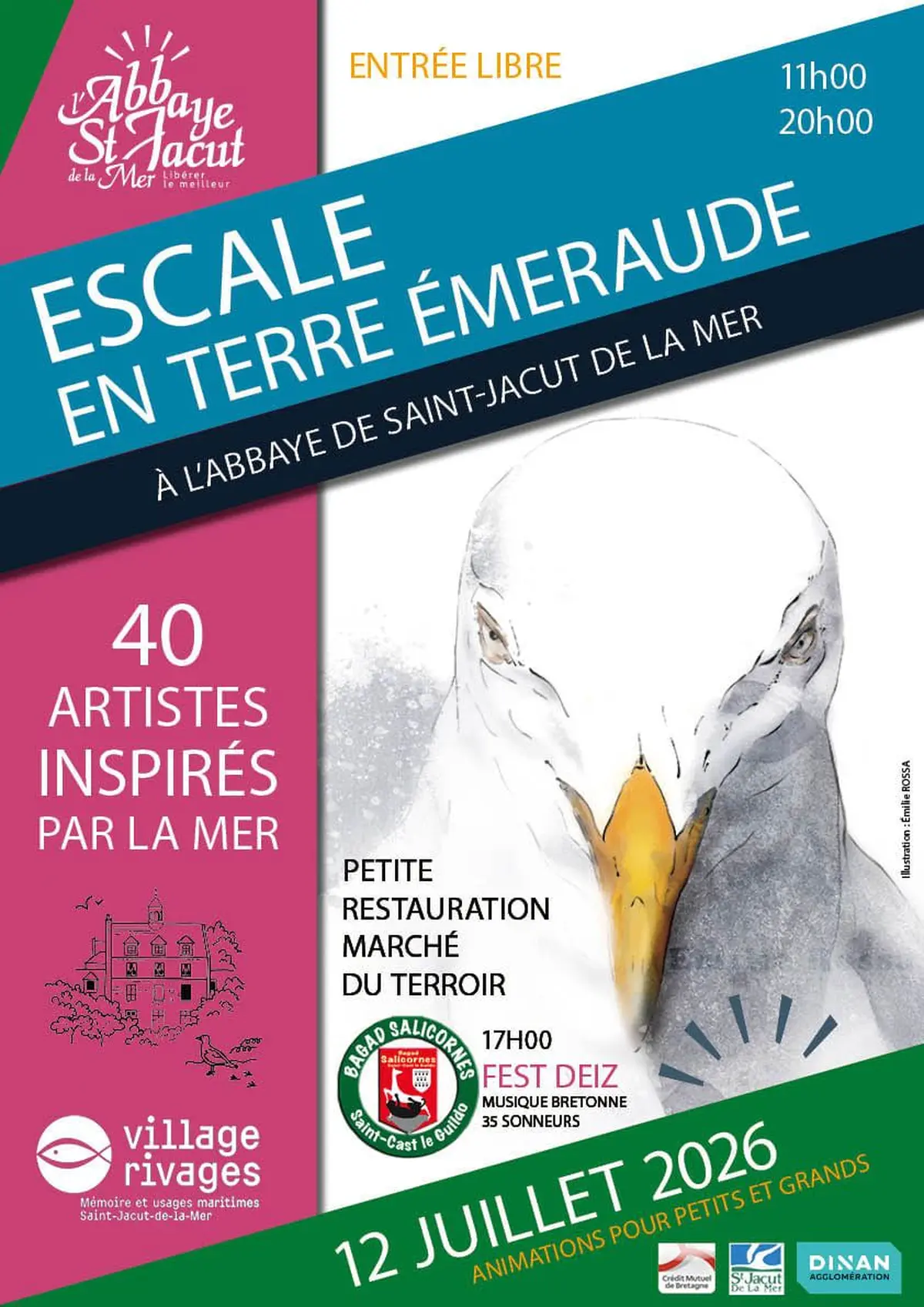 Escale artistique en terre Emeraude